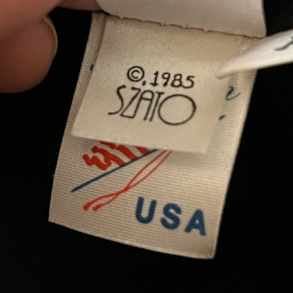 Szato Womens Medium Rare Vintage Antelope Wildlife Theme Sweater-1985 - Picture 4 of 11